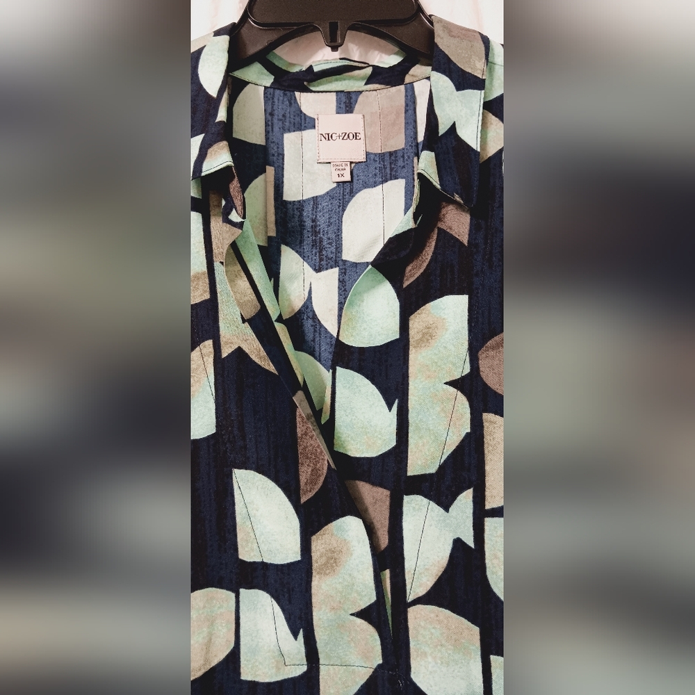 Euc Nic+Zoe Plus Circle Sequence Devon Dress Size… - image 5